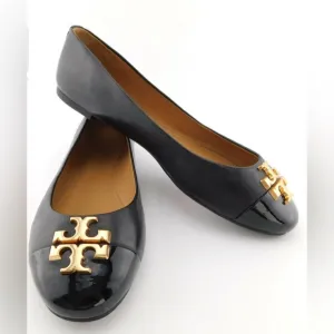 Black Everly Ballet Tory Burch Flat Shoes