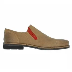 Blackstone Men's SCM001 Slip-On Suede Shoes in Rock Euro Size 43/US Size 10