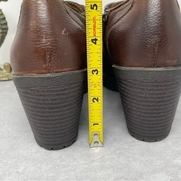 BOC BORN CONCEPT C03752 Women's Brown Monk Strap Leather Shoes 9 US/40.5 EU