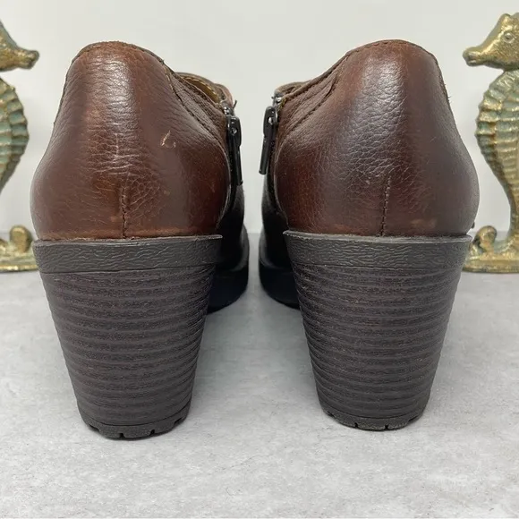 BOC BORN CONCEPT C03752 Women's Brown Monk Strap Leather Shoes 9 US/40.5 EU