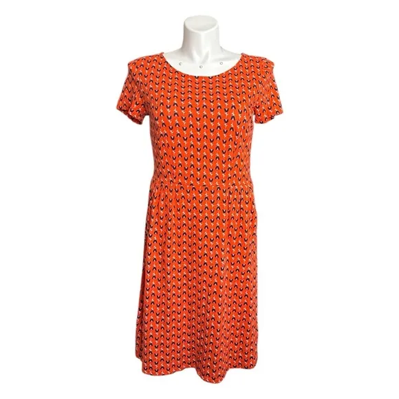 Boden Phoebe Jersey Knit Cotton Dress in Popsicle Tulip Size US 10R