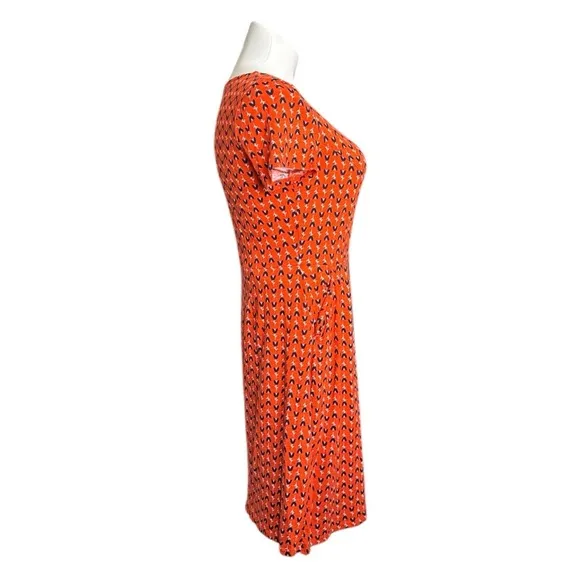 Boden Phoebe Jersey Knit Cotton Dress in Popsicle Tulip Size US 10R