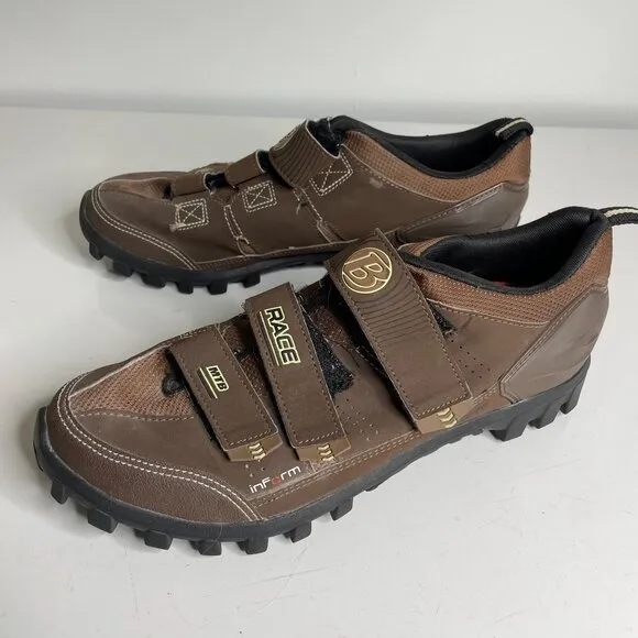 Bontrager Mens Brown Mountain MTB Cycling Biking Shoes Size 10 US 410476 w/box