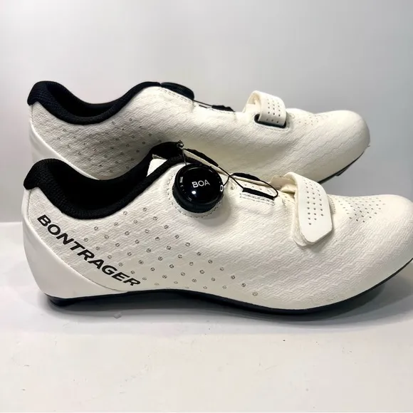 Bontrager NEW Circuit Road Cycling White Shoes Men Size EU 39 US 6 UK 5.5 NWOT