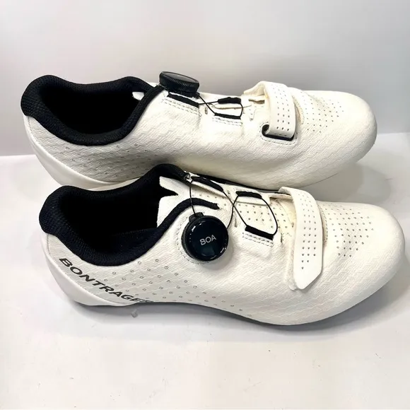Bontrager NEW Circuit Road Cycling White Shoes Men Size EU 39 US 6 UK 5.5 NWOT