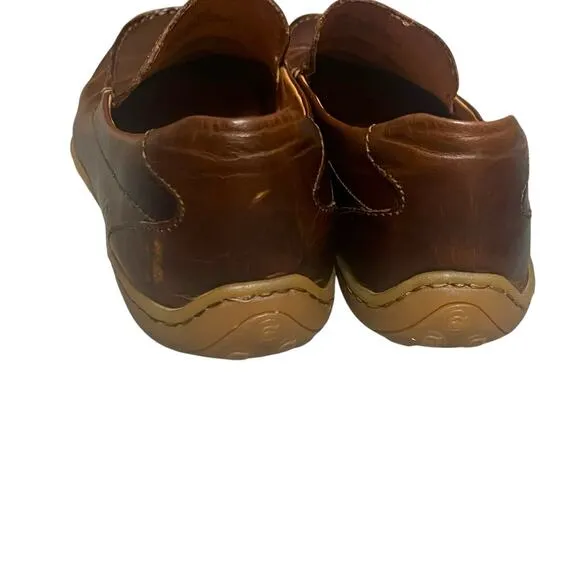 Born Men’s Liam Comfort Leather Loafer Slip-On Lightweight Brown Shoes Size 10.5