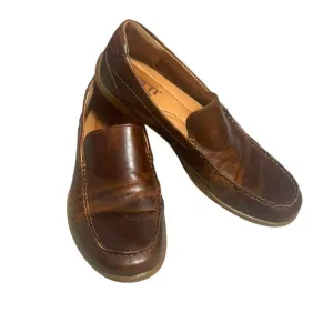 Born Men’s Liam Comfort Leather Loafer Slip-On Lightweight Brown Shoes Size 10.5