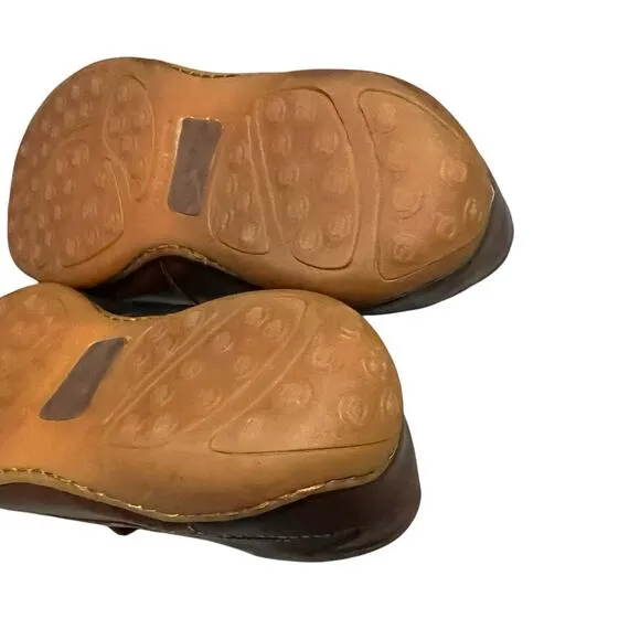 Born Men’s Liam Comfort Leather Loafer Slip-On Lightweight Brown Shoes Size 10.5