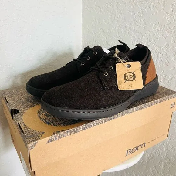 BORN Marcus Lightweight Sneaker, Dress Comfort Shoe, Dark Brown, Size 13, NWT