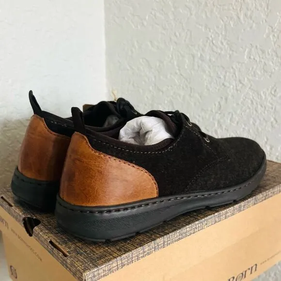 BORN Marcus Lightweight Sneaker, Dress Comfort Shoe, Dark Brown, Size 13, NWT