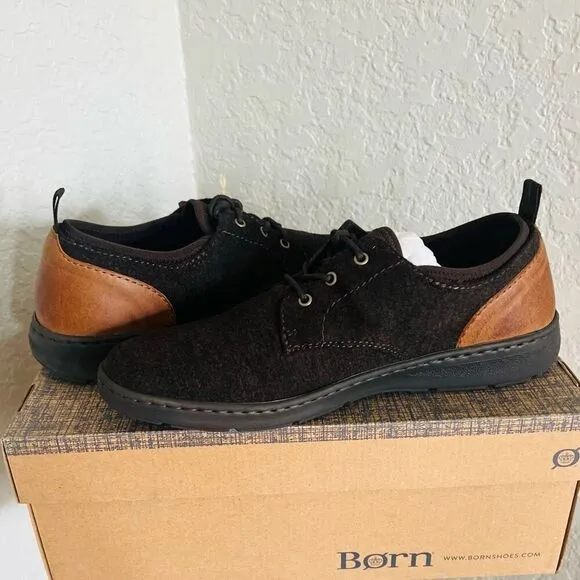 BORN Marcus Lightweight Sneaker, Dress Comfort Shoe, Dark Brown, Size 13, NWT