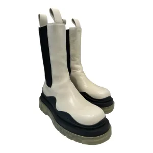 BOTTEGA VENETA/Trekking Boots/EU 37/Leather/WHT/Side Gore/