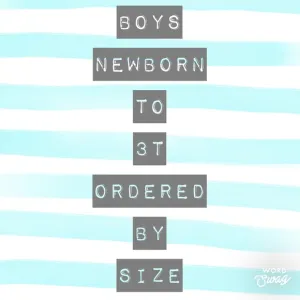 Boys Size NB- 6