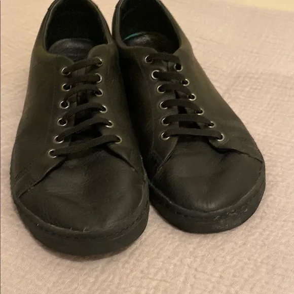 Bramford Barefoot Sneaker Black Leather Men's Shoes Size 9