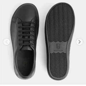 Bramford Barefoot Sneaker Black Leather Men's Shoes Size 9
