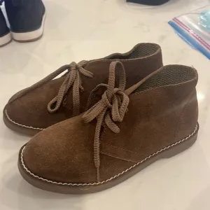 Brand new j crew dark brown high top shoes size 2