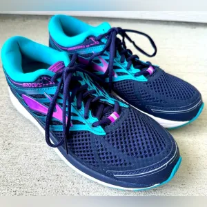 Brooks Addiction 13 Purple Blue Running Shoes Women’s Size 10 Narrow 2A VGC