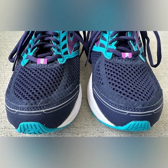 Brooks Addiction 13 Purple Blue Running Shoes Women’s Size 10 Narrow 2A VGC