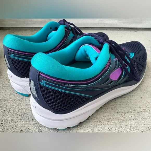 Brooks Addiction 13 Purple Blue Running Shoes Women’s Size 10 Narrow 2A VGC