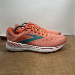 Brooks Adrenaline GTS 22 Womens Size 11 Medium (B) Orange Running Shoes
