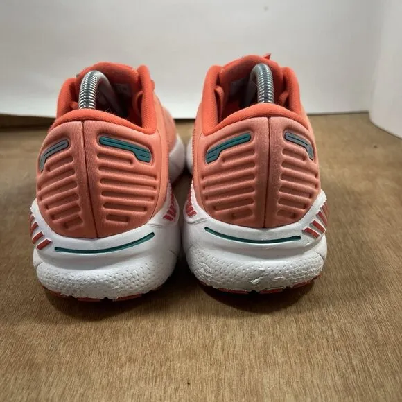 Brooks Adrenaline GTS 22 Womens Size 11 Medium (B) Orange Running Shoes