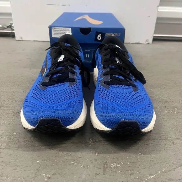 Brooks &quot;Revel 6&quot; Men's All-Day Running Shoes Victoria Blue/Black/Springbud 11 D