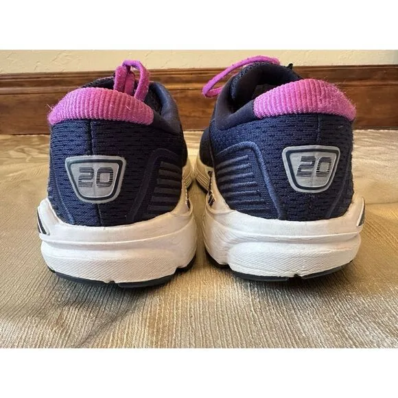 BROOKS Ariel‎ 20 Womens Running Shoes Walking Active Sneakers Navy Blue Pink 9 B