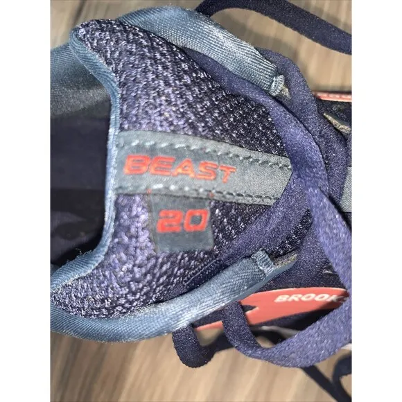 Brooks Beast 20‎ Mens Running Shoes Blue Athletic Sneaker Size 12.5M