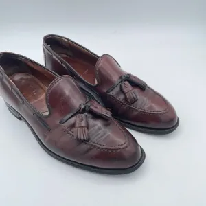 Brooks Brothers Tassel Horween Shell Cordovan Shoes Size 8.5 Oxblood USA Made