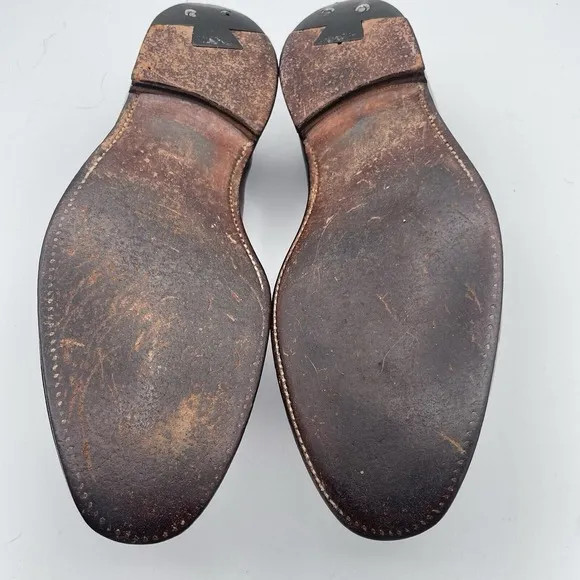Brooks Brothers Tassel Horween Shell Cordovan Shoes Size 8.5 Oxblood USA Made
