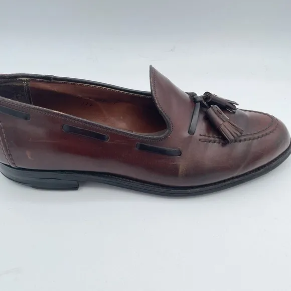 Brooks Brothers Tassel Horween Shell Cordovan Shoes Size 8.5 Oxblood USA Made