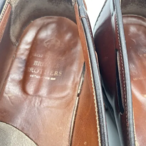 Brooks Brothers Tassel Horween Shell Cordovan Shoes Size 8.5 Oxblood USA Made