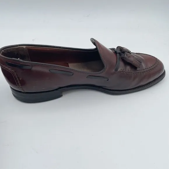 Brooks Brothers Tassel Horween Shell Cordovan Shoes Size 8.5 Oxblood USA Made