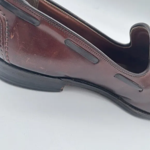 Brooks Brothers Tassel Horween Shell Cordovan Shoes Size 8.5 Oxblood USA Made