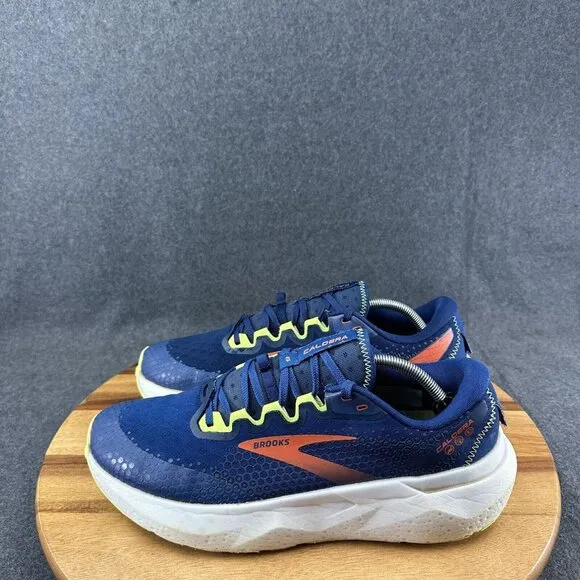 Brooks Caldera 6 Mens Size 12D Shoes Long Distance Ultra Trail Running Navy