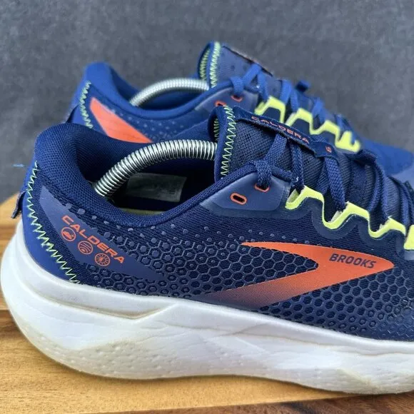 Brooks Caldera 6 Mens Size 12D Shoes Long Distance Ultra Trail Running Navy