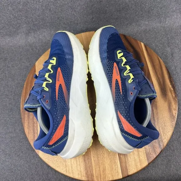 Brooks Caldera 6 Mens Size 12D Shoes Long Distance Ultra Trail Running Navy