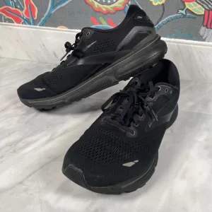 Brooks Ghost 15 Men Running Shoes Black Run Athletic Sneaker 1103931D020 Size 12