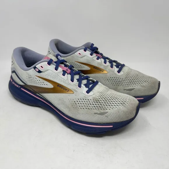 Brooks Ghost 15 Run Shoes Mens Sz 13 Gray Gold 6,4,8:I.5.4 0