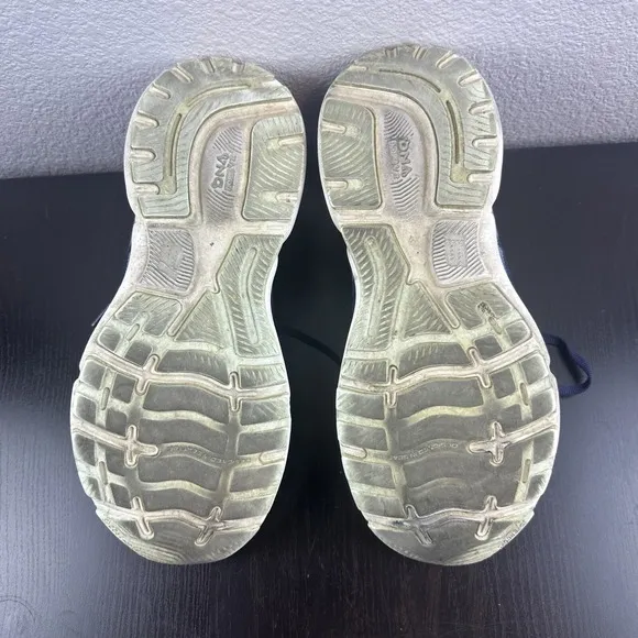 Brooks Ghost 15 Womens 9.5 Shoes Road Running Neutral Responsive Navy Blue White