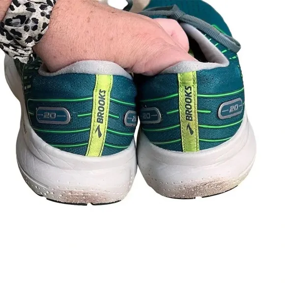 Brooks Glycerin 20 Men's Running Shoes Green Size 13 Athletic Sneaker