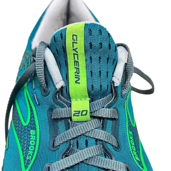 Brooks Glycerin 20 Men's Running Shoes Green Size 13 Athletic Sneaker