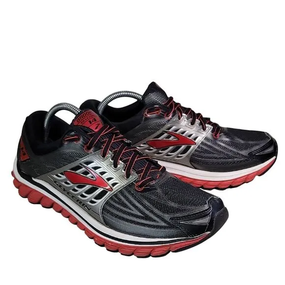 Brooks Gycerin 14 Running Shoes High Risk Red Anthracite Mens Size 10.5D
