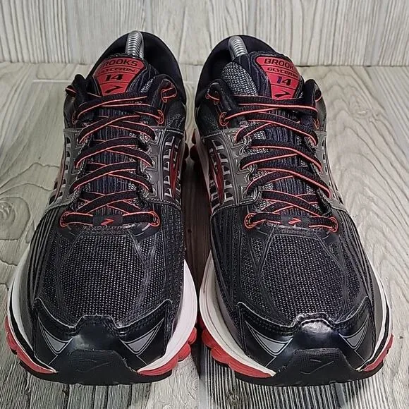 Brooks Gycerin 14 Running Shoes High Risk Red Anthracite Mens Size 10.5D