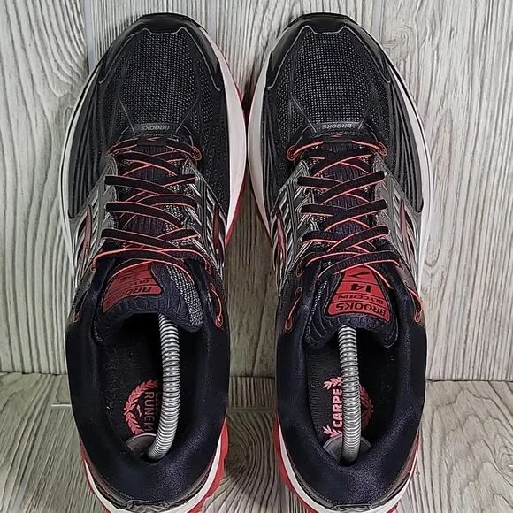 Brooks Gycerin 14 Running Shoes High Risk Red Anthracite Mens Size 10.5D