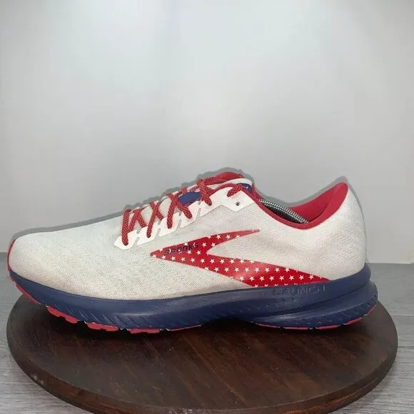 Brooks Launch 7 Men’s 13 D Shoes Stars Stripes 4th Of July Edition 1103241D166