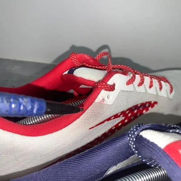 Brooks Launch 7 Men’s 13 D Shoes Stars Stripes 4th Of July Edition 1103241D166