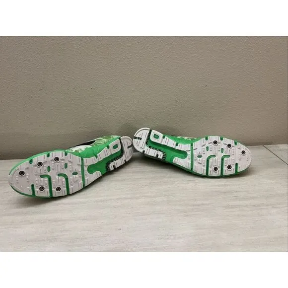 BROOKS MACH 15 MENS SZ 13 GREEN CROSS COUNTRY FLAT RUNNING SHOES
