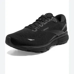 Brooks men’s Black Ghost Athletic Shoes with Cushioned Midsole size 9