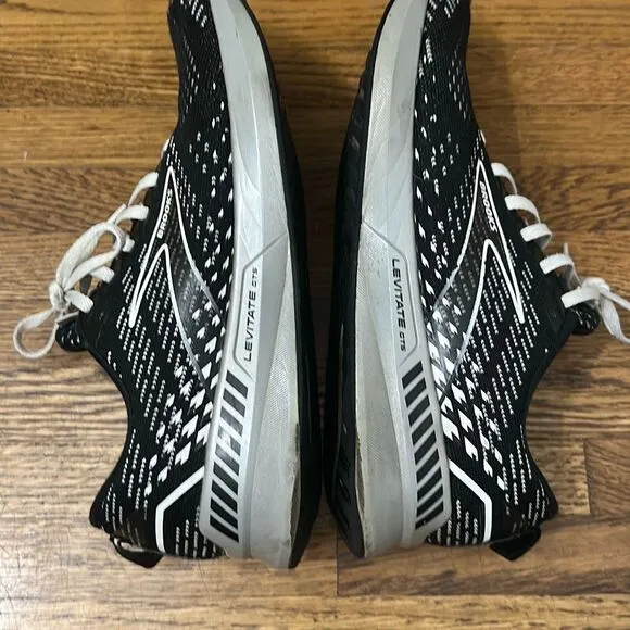 Brooks Mens Black Levitate GTS Energize Support Running Shoes Size 11